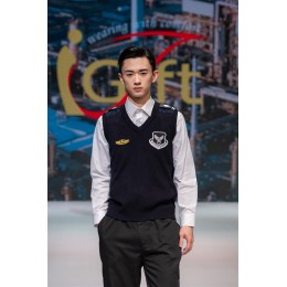BD-MO-018 設計肩帶肩章保安毛衣制服      訂做男士時尚保安毛衣制服   真人試穿   模特試穿   保安毛衣工廠 BD-MO-018 設計肩帶肩章保安毛衣制服      訂做男士時尚保安毛衣制服   真人試穿   模特試穿   保安毛衣工廠